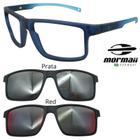 Oculos Mormaii 6127 Swap 5 KC6 Com 2 Clipons RED e Prata