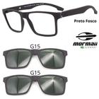 Oculos Mormaii Para grau Swap NG 6098 Preto com 2 Clipons