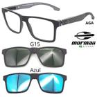 Oculos Mormaii Swap NG AGA 6098 com 2 clipons - Você Escolhe