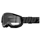 Óculos Motocross 100% Strata 2 Goggle Black - Lente Cristal