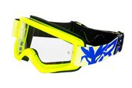 Óculos Motocross Red Dragon Wind Lente Cristal Espuma Simples Amarelo Neon