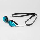 Óculos Natação Arena Cobra Swipe Azul Branco Proteção UV Antiembaçante Tira Silicone Conforto