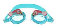 Óculos Natação Proteção Uv + Protetor Ouvido Buba Flamingo
