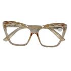 Óculos Para Leitura Com Grau Quadrado Gatinha 3D +1.50 até +4,00 Modelo Novo msg-3