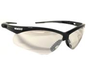 Óculos proteção nemesis preto incolor espelhado esportivo balistico paintball esportivo resistente