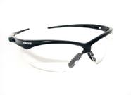 Óculos Proteção Nemesis Preto Lentes Incolores Esportivo VOLEY Balístico Resistente Impacto Ciclismo