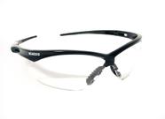 Óculos Proteção Nemesis Preto Lentes Incolores Esportivo VOLEY Balístico Resistente Impacto Ciclismo