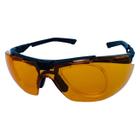 Óculos Proteção Univet 5x1 Laranja Balistico Alta Perfomance + Suporte de Lentes de Grau