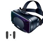 Óculos Realidade Virtual VRG + 2 controle Joystick Preto