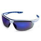 Óculos Segurança Esportivo Steelflex Neon Azul Espelhado CA 40906