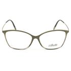 Óculos Silhouette Feminino Verde Titanium SPX 1607 75 5740 56