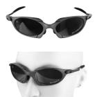 oculos sol lupa metal cinza masculino proteção uv + case Black Iridium presente qualidade premium praia todo metal verão