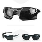 oculos sol masculino esportivo preto ciclismo proteção uv lente preta armação preta presente