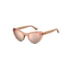 Óculos Solar Havaianas Conchas 9r60j 50 Marrom Translúcido Lente Rosa Espelhada
