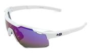 Óculos solar hb shield pearled white multi purple