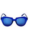 Óculos Solar Prorider Azul Translúcido Com Lente Espelhada