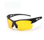 Óculos visão noturna lente amarela clubmestre dirigir bike