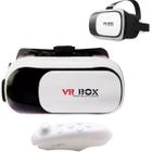 Óculos VR Box 2.0 3D Realidade Virtual Controle Bluetooth para Celular e Jogos