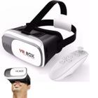 Óculos VR Box 2.0 3D Realidade Virtual Controle para Filmes e Jogos Bluetooth Imersivo