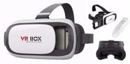 Óculos VR Box 2.0 Controle Cardboard 3D Realidade Virtual