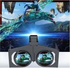 Óculos VR dobráveis portáteis para telefone de 4-6 polegadas