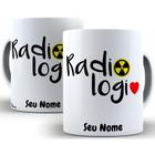 Oferta Imperdível Caneca Personalizada Radiologia Com Seu Nome Porcelana 325 Ml