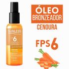 Óleo Bronzeador Cenoura Spray FPS6 Sunless 120ml Farmax