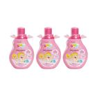 Oleo Corporal Muriel Baby 100ml Rosa - Kit C/ 3un