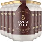 Óleo De Coco Extravirgem 6 X 500ml Santo Óleo