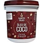 Óleo De Coco Extravirgem Balde 3,2l Santo Óleo