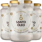 Óleo de Coco Extravirgem Polpa 3 X 500ml Santo Óleo