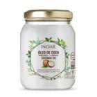 Óleo de Coco Multifuncional Inoar 200ml Extraído Polpa do Coco Virgem Hidratação Nutrição Saúde aos Fios Botânico Vegano