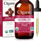 Óleo de Jojoba Orgânico Cliganic 100% Puro - 120ml - Para Rosto e Cabelo