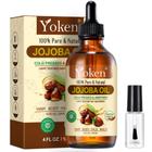 Óleo de jojoba Yoken 120 ml 100% puro prensado a frio para pele e cabelo