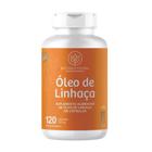 Óleo De Linhaça 750mg Suplemento Bio MultyFlora 120 Cápsulas