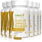 Óleo De Linhaça Dourada 1000mg 6 X 60 Cápsulas - Linho Lev