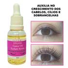 Óleo De Rícino 100% Natural Para Crescimento Dos Cabelos, Cílios e Sobrancelhas 30ml