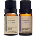 Óleo Essencial de Alecrim e de Lavanda Via Aroma Puros Para Aromaterapia