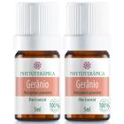 Óleo Essencial De Gerânio (5ml) 100% Puro - Phytotérapica para Aromoterapia - Kit 2 Uni - Phytoterápica