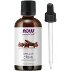 Óleo essencial NOW Foods Clove 118 mL com conta-gotas de vidro