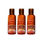 Oleo Fixed Corporal Hialuronico Com Argan 120ml - Kit C/ 3un
