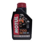 Óleo Lubrificante do Motor Motul 7100 4T 15W50 100% Sintético 1L