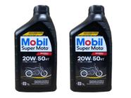 Óleo motor mineral Mobil 4T 1l 20W50 super moto