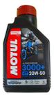 Óleo Motor Motul 3000+ 4t 20w50 Jaso Ma2 Mineral 1L Honda Ate 2012 Yamaha Ate 2015 Suzuki Ate 2015