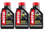 Oleo Motul 5000 20w50 4t Honda Cb600 Cb600f Hornet 3 Litros