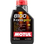 Óleo Motul 8100 X-cess gens2 Sae 5w40 Acea A3/B4