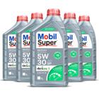 Óleo Para Motor 5w30 Sintético Mobil Super Kit Rev Carro 5L