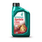 Óleo Petronas Sprinta F300 20W50 Mineral Moto 4T API SL JASO MA2 1 Litro Proteção Antidesgaste
