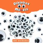 Olhinhos Móveis Para Artesanato - 10Mm Pacote Com 100 Unidades - NYBC