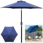 Ombrelone Guarda Sol 2,5m Com Manivela Articulado Jardim Piscina Ipanema AZUL - AMZ - AMZ importados